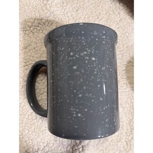 DesignPac Grey White Speckled Campfire Style Ceramic Coffee Mug Large 16oz Cup